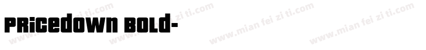 Pricedown Bold字体转换